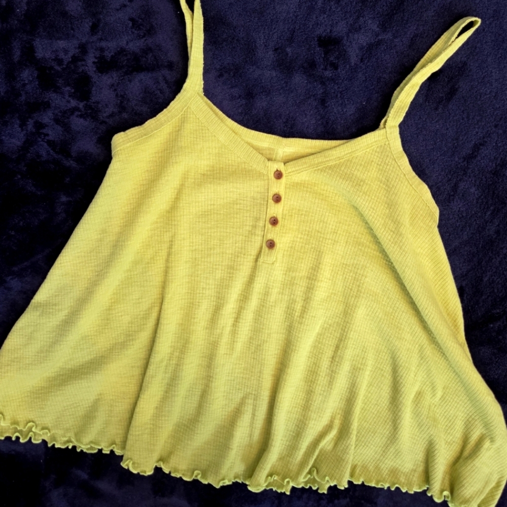 NWOT AMERICAN EAGLE Olive Green Sleeveless Top, SIZE S - Picture 5 of 5